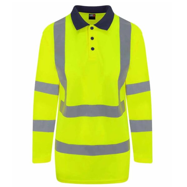 Pro RTX Hi-Vis Polo Shirt Long Sleeve