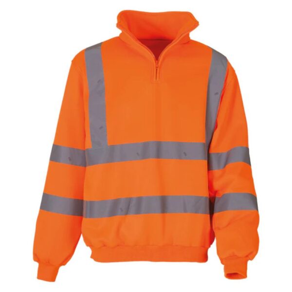 Yoko Hi-Vis 1/4 Zip Sweatshirt - Image 2
