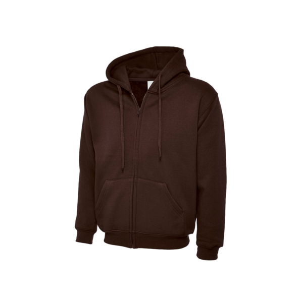 Adults classic full zip hooded sweatshirt - Image 2
