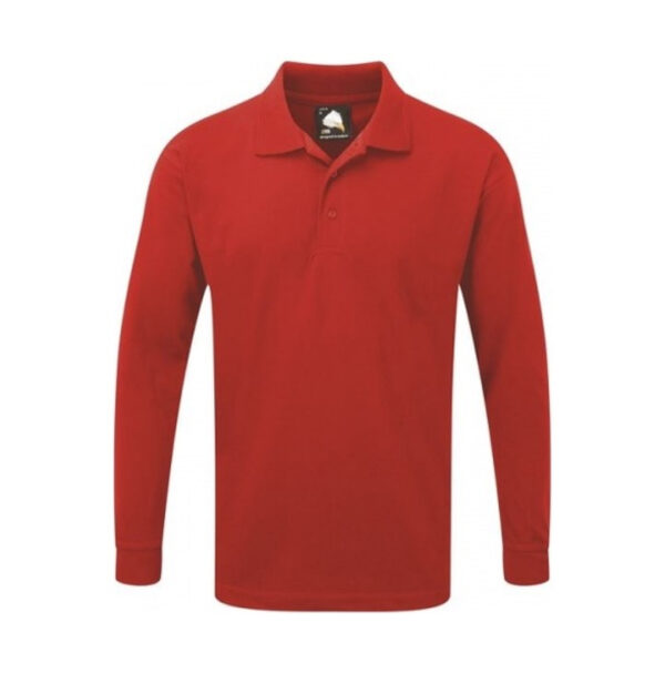 Weaver long sleeve polo shirt