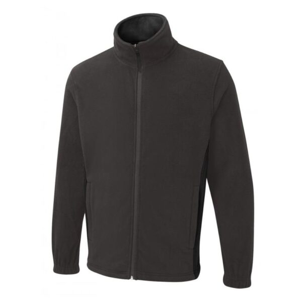 Two tone full zip fleece jacket - Image 4