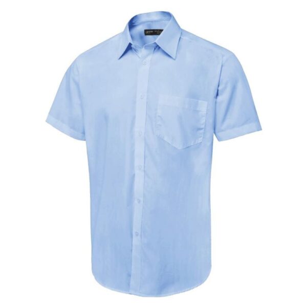 Men's Short Sleeve Poplin tailored fit Shirt - Image 2